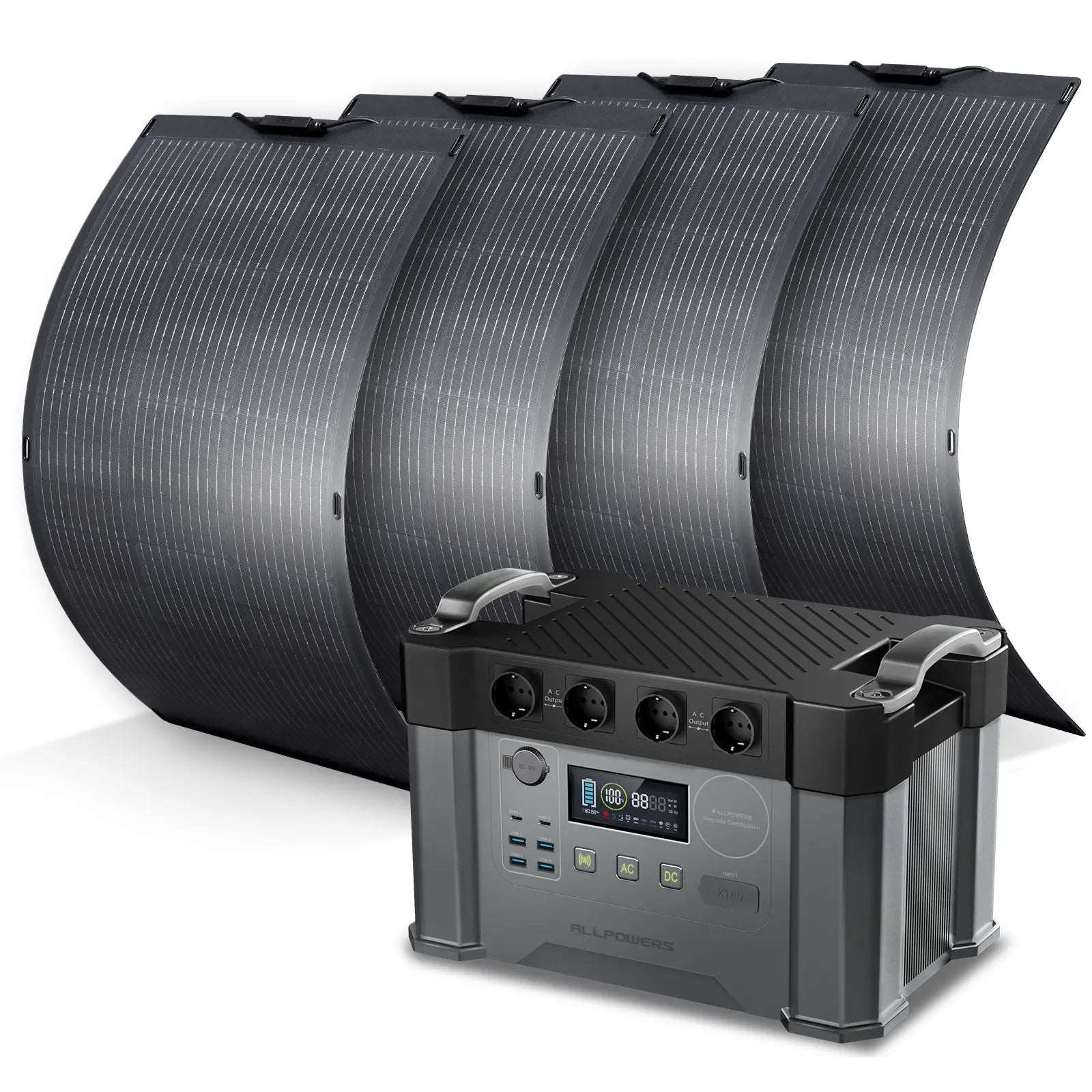 ALLPOWERS Generador Solar 2000W ( S2000 + SF100 Panel Solar Flexible 100W) - Image 11