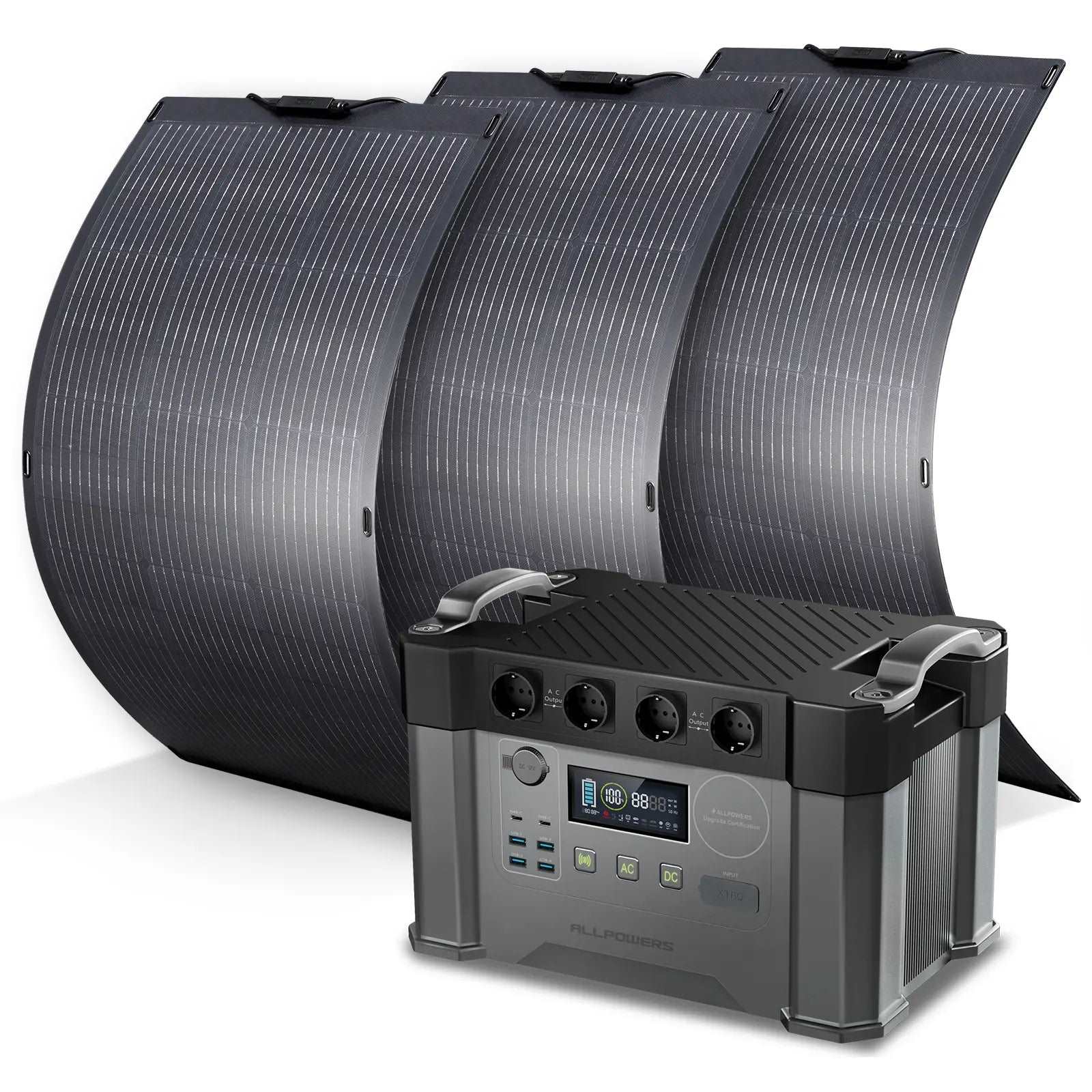 ALLPOWERS Generador Solar 2000W ( S2000 + SF100 Panel Solar Flexible 100W) - Image 12