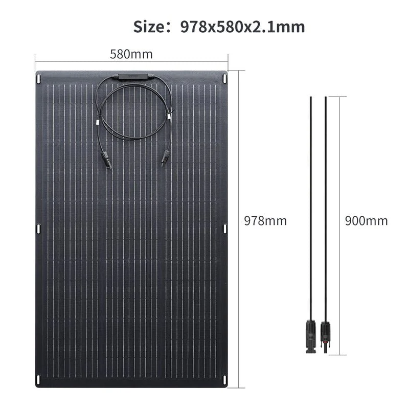 ALLPOWERS Generador Solar 2000W ( S2000 + SF100 Panel Solar Flexible 100W) - Image 7