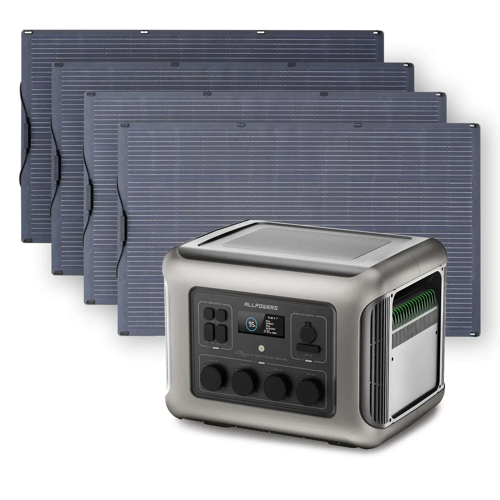 ALLPOWERS Generador Solar 2500W (R2500\R2500 V2 + SF200 Panel Solar Flexible 200W) - Image 13