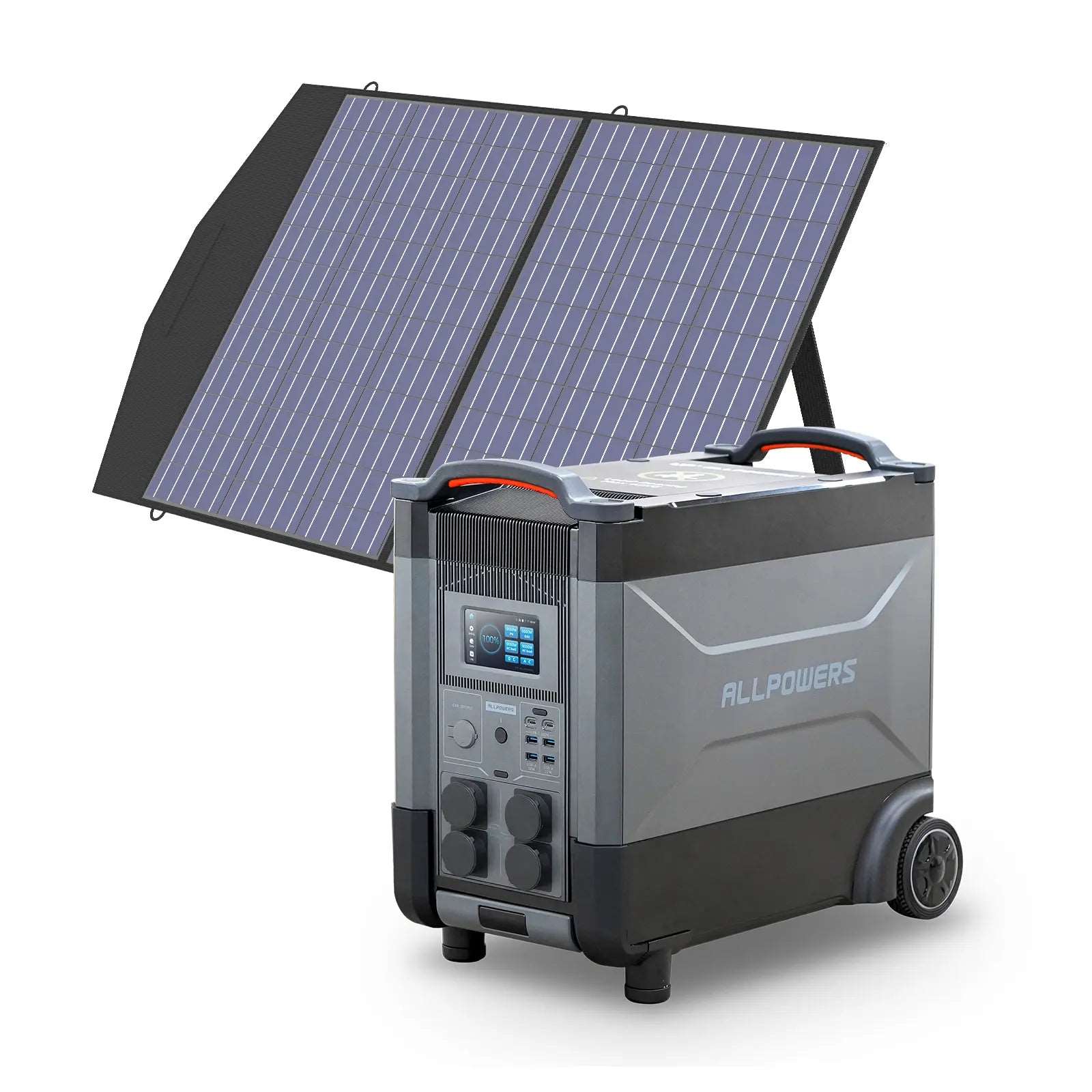 ALLPOWERS Generador Solar 4000W (R4000\R4000 V2 + SP027 Panel Solar 100W)