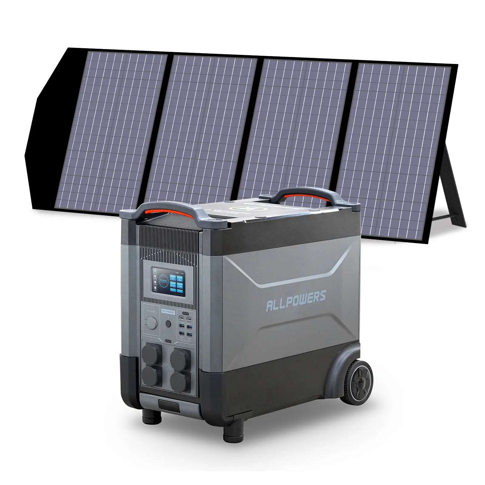 ALLPOWERS Generador Solar 4000W (R4000\R4000 V2 + SP029 Panel Solar 140W)