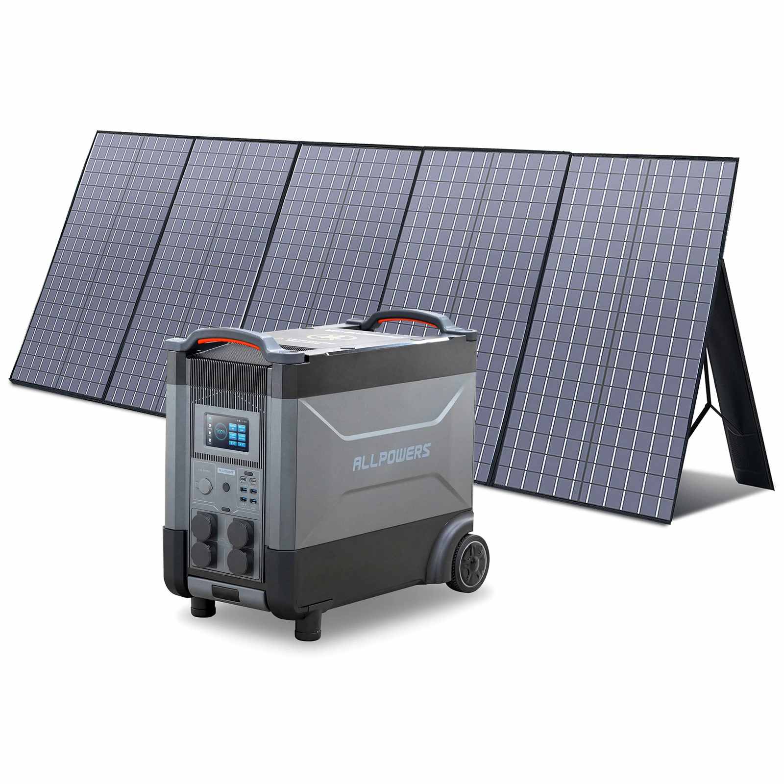ALLPOWERS Generador Solar 4000W (R4000\R4000 V2 + SP037 Panel Solar 400W )