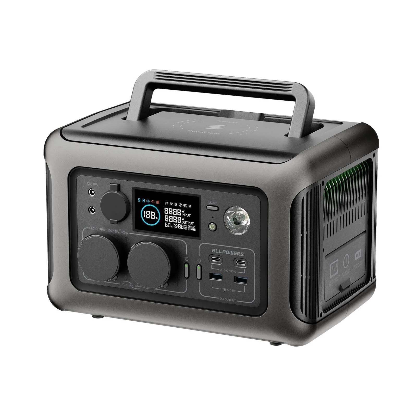 ALLPOWERS Generador Solar 600W (R600 + SP033 Panel Solar 200W) - Image 10