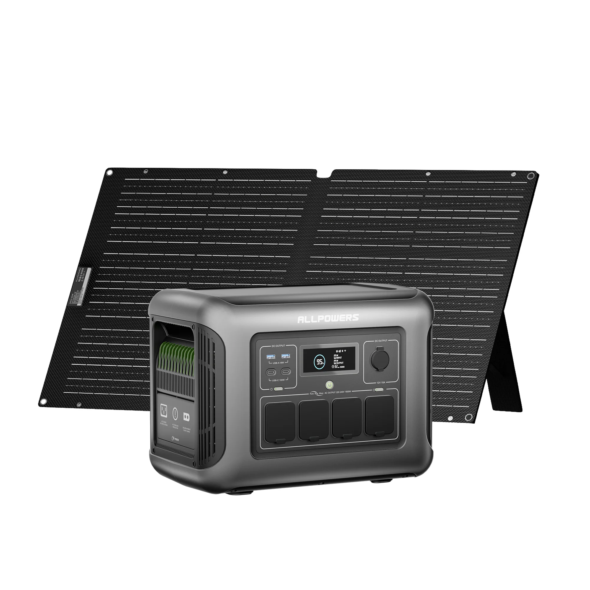 ALLPOWERS R1500 LITE Estación de Energía Portátil 1600W 1056Wh LiFeP04 Batería - Image 14